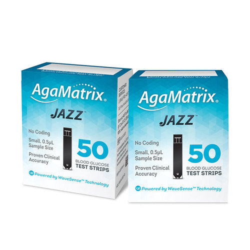 AgaMatrix WaveSense Jazz Duo-50 Test Strips
