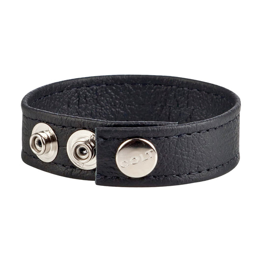 COLT Adjustable 3 Snap Leather Strap