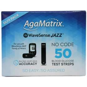 AgaMatrix WaveSense Jazz Duo-50 Test Strips