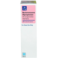 Beclometasone Nasal Spray 50mcg (200 dose)