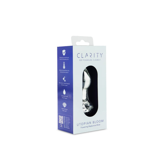 Clarity - Glass Dildo - Utopian Bloom