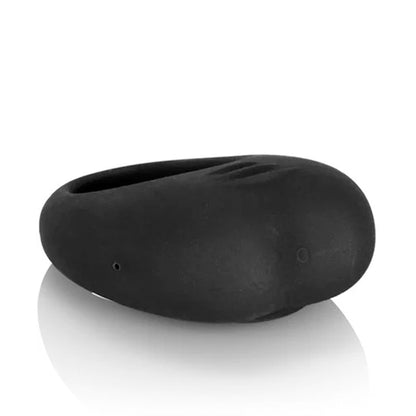 Black COLT Silicone Rechargeable Cock Ring with flat top, designed for enhanced pleasure and comfort during intimacy.