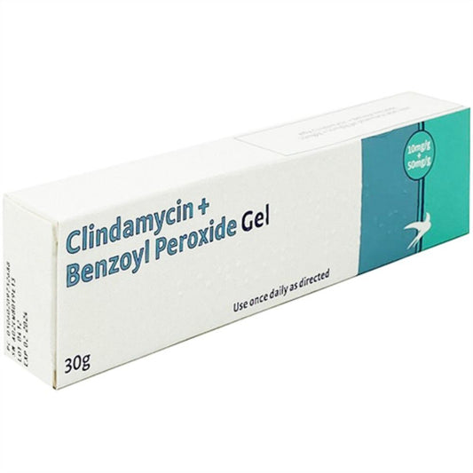 Clindamycin plus Benzoyl Peroxide Gel 10mg/50mg generic Duac 30g