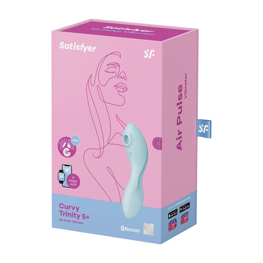 Satisfyer Curvy Trinity 5+ - Blue