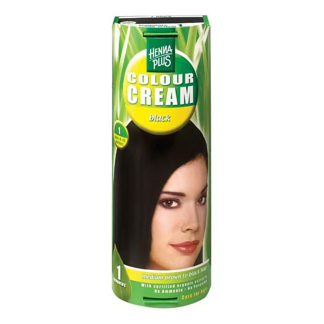 Hennaplus Colour Cream Black 60ml