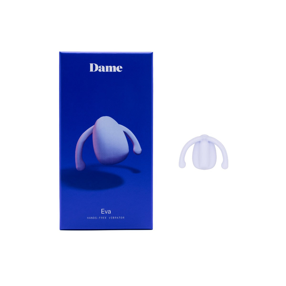 DAME - Eva, Couples Vibrator - Ice