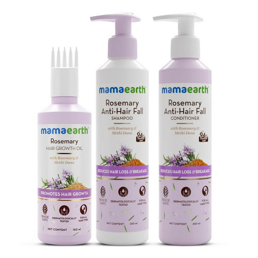 Mamaearth Rosemary & Methi Dana Anti Hair Fall Control Kit