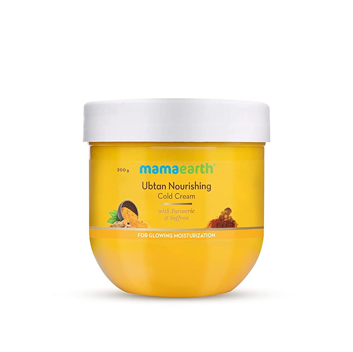 Mamaearth Ubtan Nourishing Cold Cream with Turmeric & Saffron