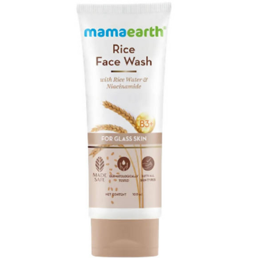 Mamaearth Rice Face Wash With Rice Water & Niacinamide