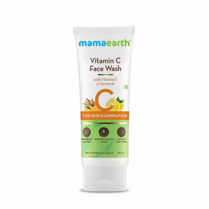 Mamaearth Vitamin C Face Wash For Skin Illumination- 100 ml- 250 ml