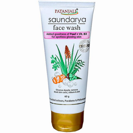 Patanjali Saundarya Face Wash- 60 gm