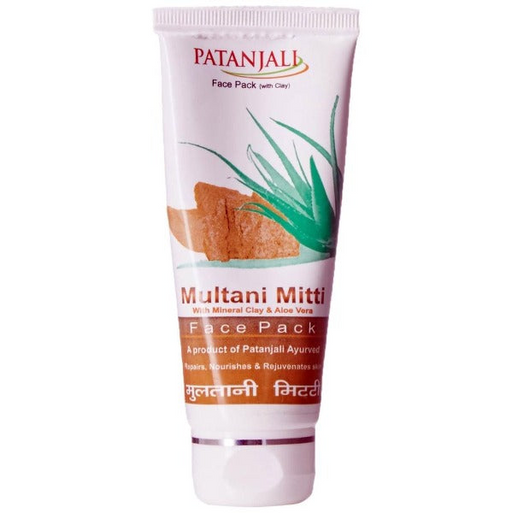 Patanjali Aloevera Multani Mitti Face Pack 60Gm -60 gm