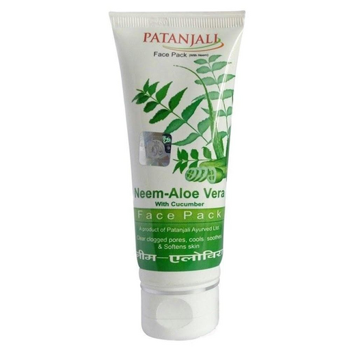 Patanjali Aloevera Neem Cucumber Face Pack - 60Gm