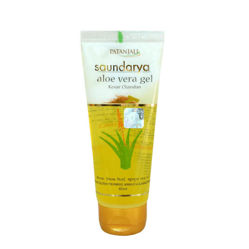 Patanjali Saundarya Aloe Vera Gel Kesar Chandan -60 ml -150 ml