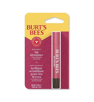 Burt's Bees Lip Shimmer 2.6g - Rhubarb