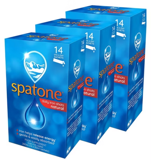 Spatone Original 42 Day Bundle: 3 x Spatone Daily Iron Shots 14s