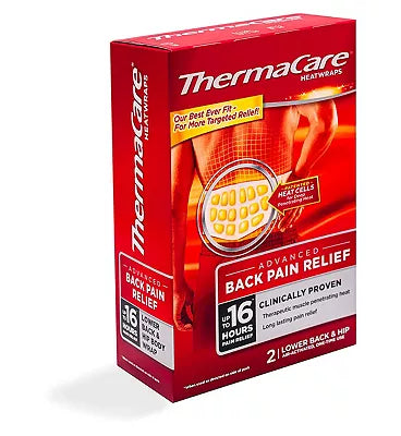 Thermacare Back Heatwraps - 2 Wraps