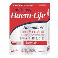 Haem-Life Iron Supplement 30 capsules