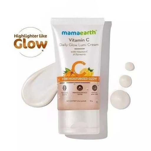 Mamaearth Vitamin C Daily Glow Lumi Cream with Vitamin C & Turmeric 30g