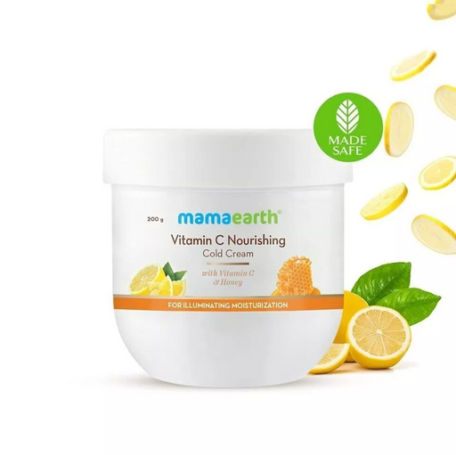 Mamaearth Vitamin C Nourishing Cold Winter Cream for Face & Body 200g