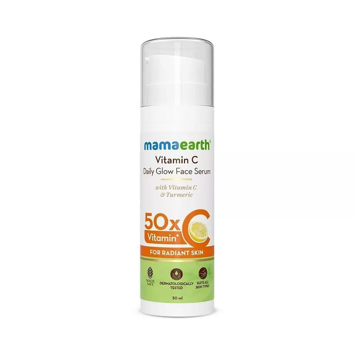 Mamaearth Vitamin C Daily Glow Face Serum for Men & Women 30ml