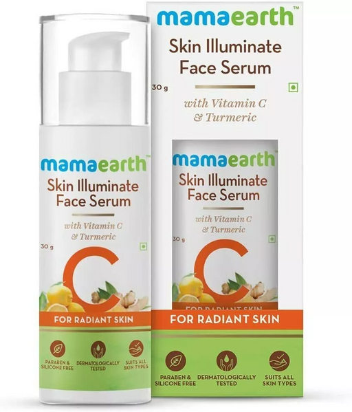 Mamaearth Skin Illuminate Vitamin C Serum For Radiant Skin with vitamin 30ml