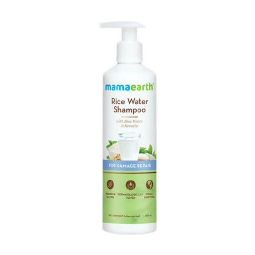 Mamaearth Rice Water Shampoo with Rice Water & Keratin -250 ml