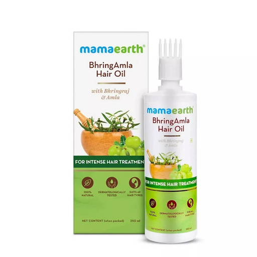 Mamaearth BhringAmla Hair Oil with Bhringraj & Amla – 250ml