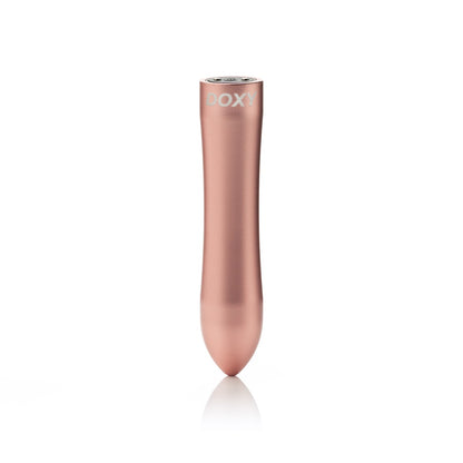 Pink Doxy Bullet vibrator with smooth, compact design and rose color, ideal for personal pleasure and discreet use.