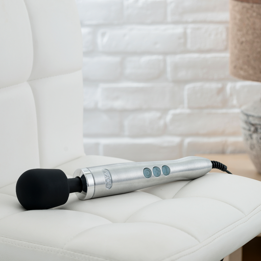 Doxy Die Cast brushed metal aluminum component showing a sleek, metallic finish and detailed craftsmanship.