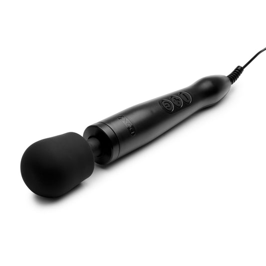 Black Doxy Original Massager with textured surface and ergonomic design, showing its powerful, sleek body for overall body relaxation.