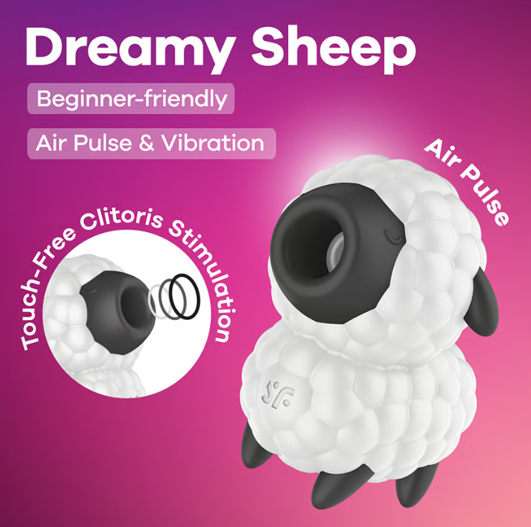 Satisfyer Dreamy Sheep - Double Air Pulse Vibrator
