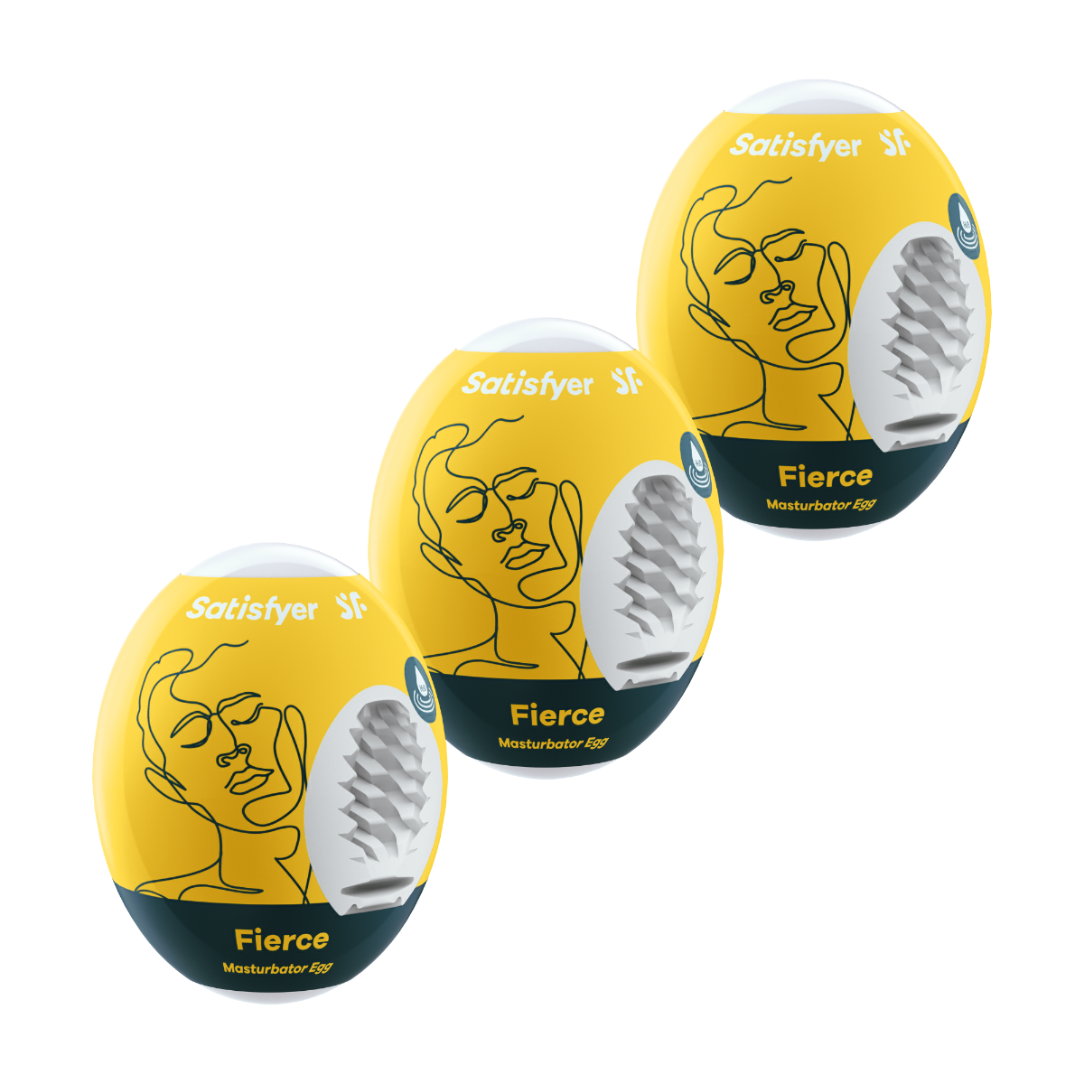 Satisfyer 3er Set Fierce - Yellow