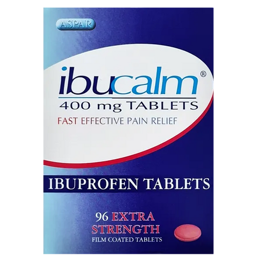 Ibuprofen 400mg Tablets - 96 Tablets (Brand May Differ)