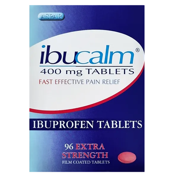 Ibuprofen 400mg Tablets - 96 Tablets (Brand May Differ)