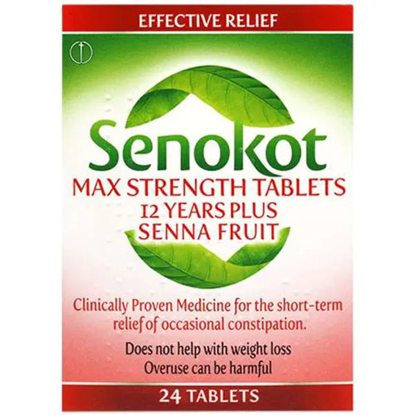Senokot Max Strength - 24 Tablets 