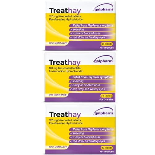 Treathay Fexofenadine 120mg - 30 Tablets