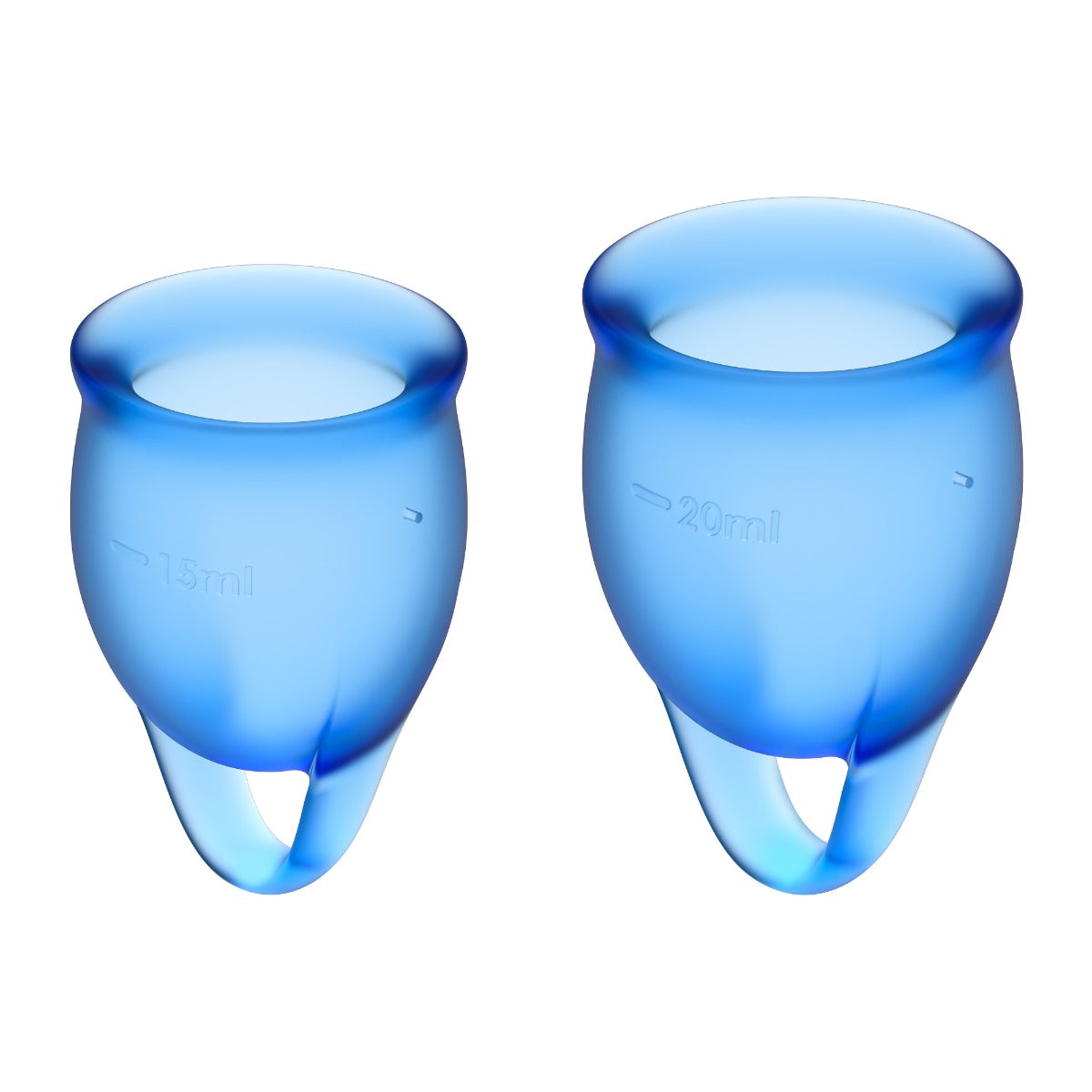 Satisfyer Feel Confident Menstrual Cup - Dark Blue