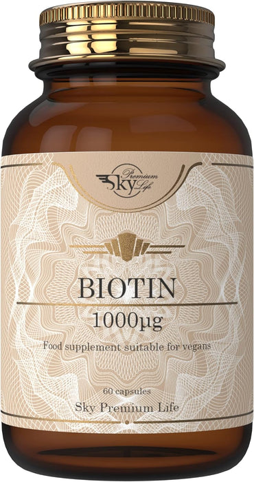 Sky Premium Life Biotin 1000mcg - 60 Capsules