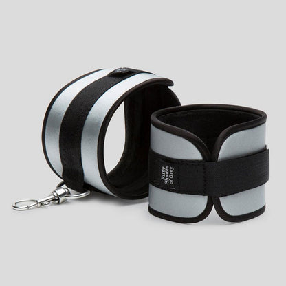 Fifty Shades of Grey Hard Limits Bed Restraint Kit with adjustable straps and cuffs for adult BDSM bedroom play.