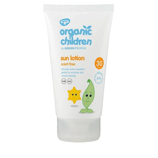 Green People Organic Children Scent Free Sun Cream - SPF30 150ml