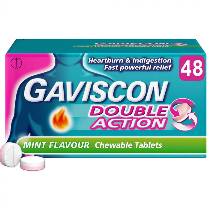 Double Action Chewable Tablets 48 Tablets