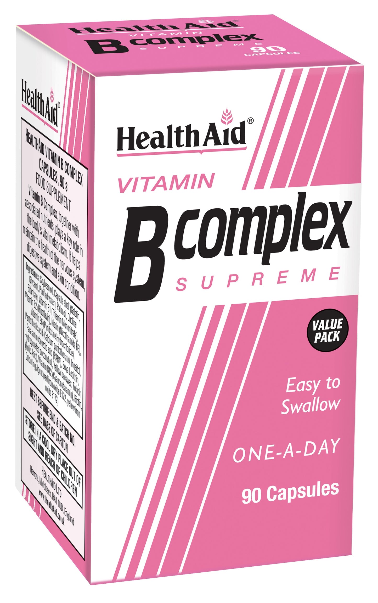 HealthAid Vitamin B Complex Supreme 90 Capsules