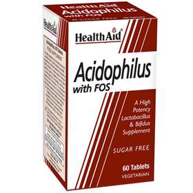 HealthAid Acidophilus Probiotic with FOS 60 Capsules