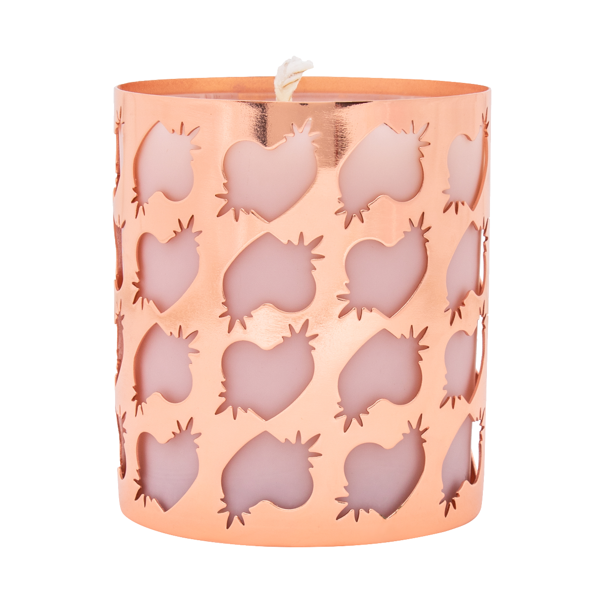High On Love massage candle jar with a sleek design, showcasing the aromatic candle inside ready for relaxation and sensual massage.