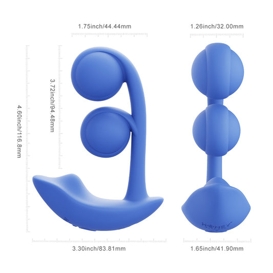 Honey Play Box - Melody - Twin Balls Clit & G Spot Vibrator (App Controlled, Pressure Sensing)