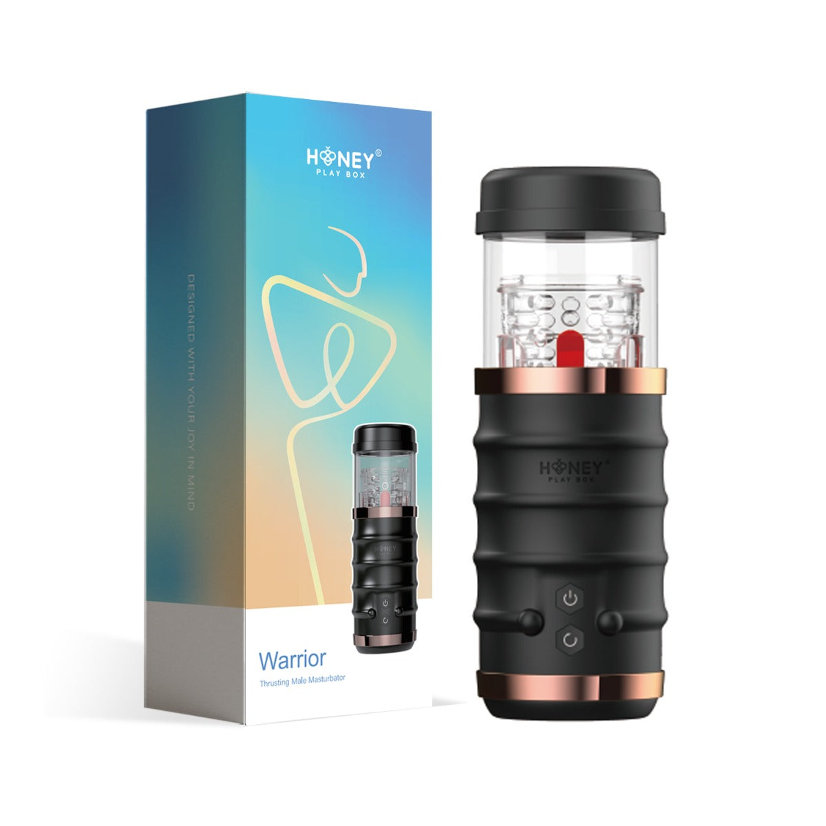 Honey Play Box – Warrior – Auto-Thrusting Stroker (Automatic Male Masturbator)