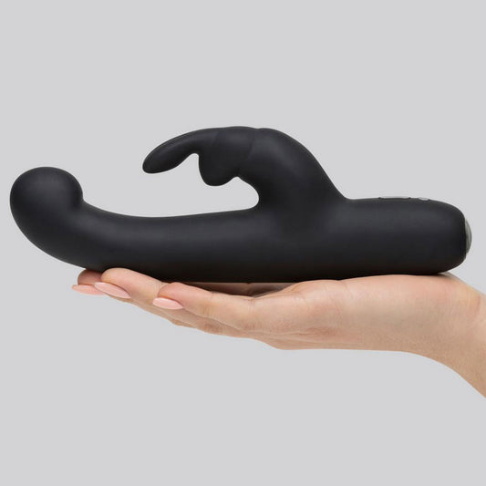 Happy Rabbit Slimline G-Spot USB Rechargeable Rabbit Vibrator Black