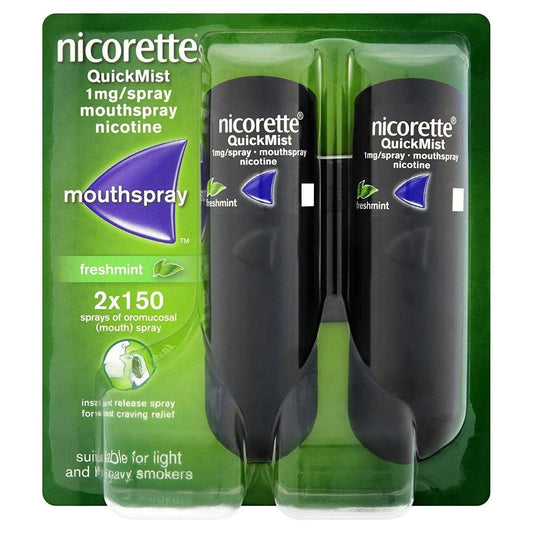 Nicorette QuickMist Freshmint 1mg Mouthspray -2 Sprays