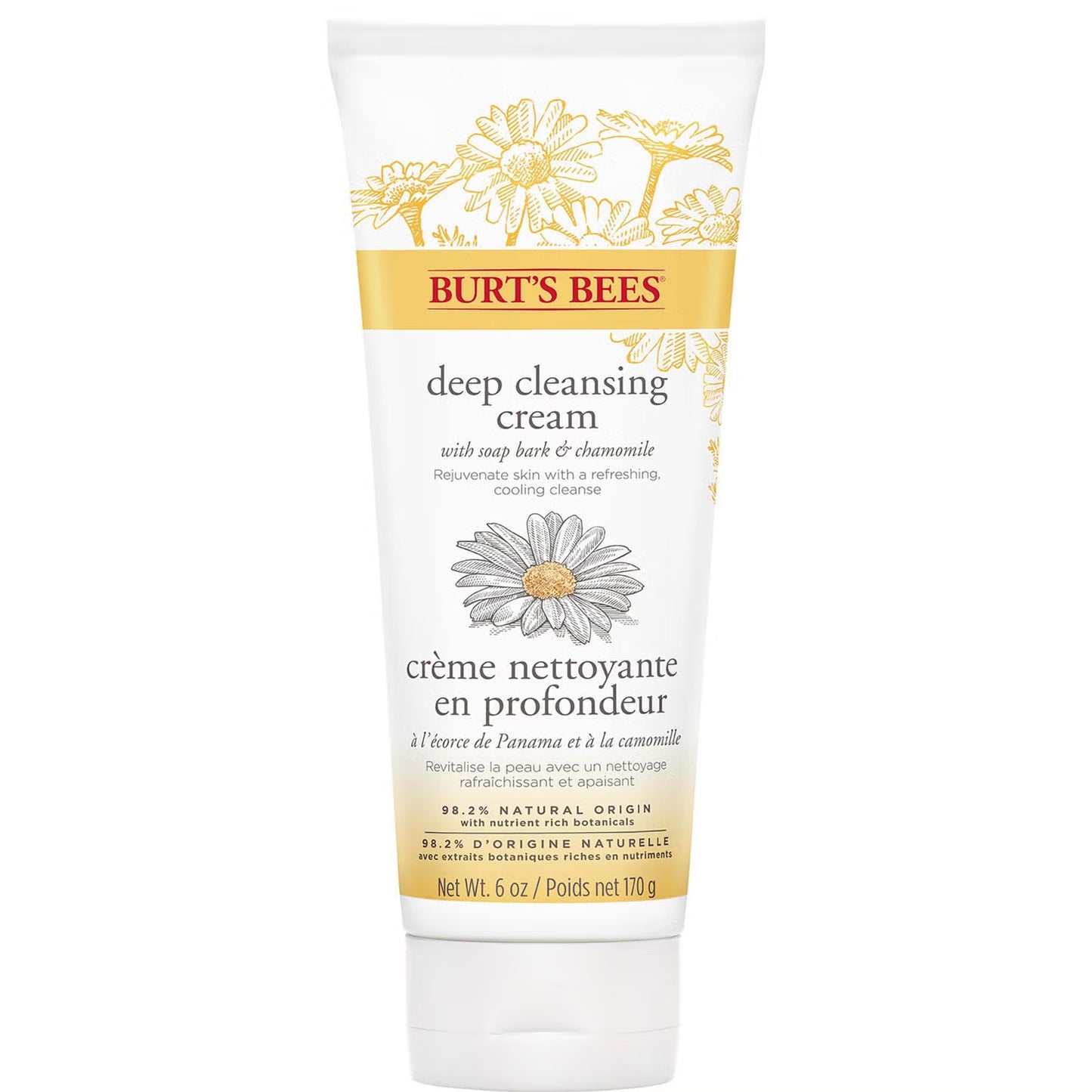 Burt's Bees Soap Bark & Chamomile Deep Cleansing Cream - 170 g
